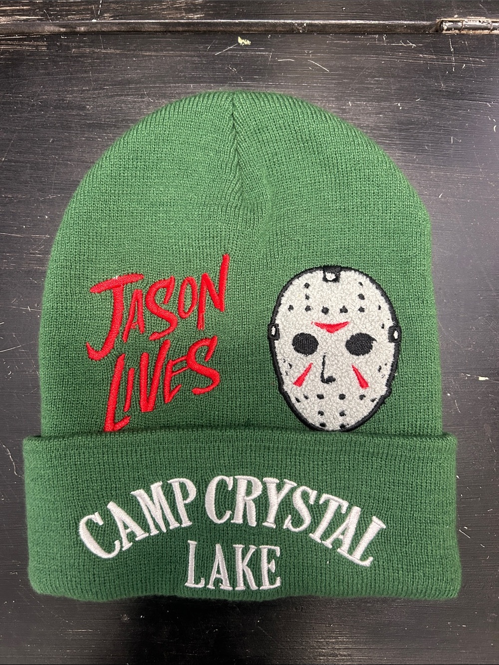 Jason Lives' Beanie Camp Crystal Lake